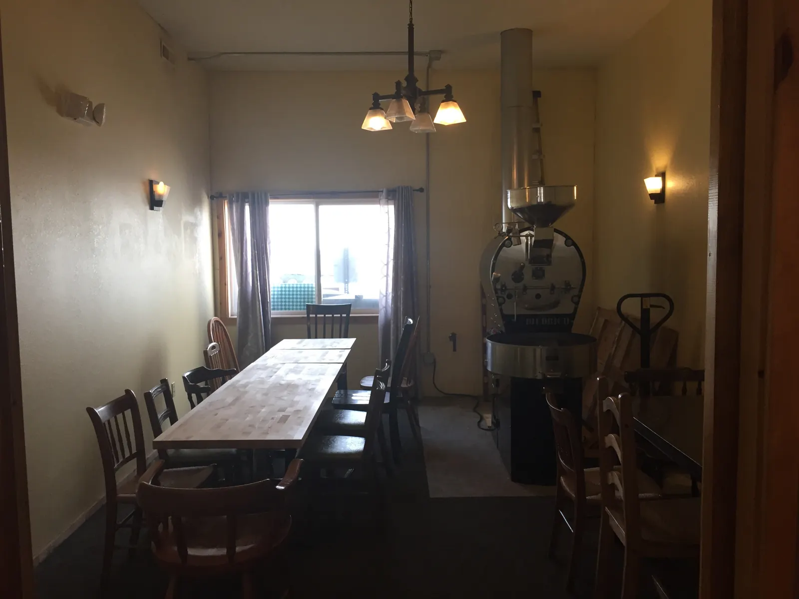 The early roasting room in Rapid City.